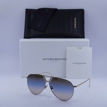 Victoria Beckham VB208S 041 Silver/Blue Gradient 64-10-140 Sunglasses Ne... - $157.28
