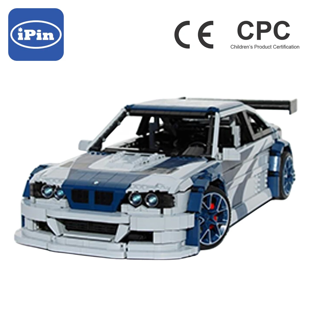 MOC-142015 Sports Car Building Block Technology Assembly Electronic Drawing High - £283.86 GBP+