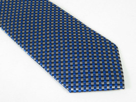 Men's Woven Tie Hankie Set J.Valintin Private Collection R84 Blue Checkers image 2
