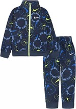 Baby  Boy Nike Smiley Tricot Set 12 Months white And Navy - $35.00