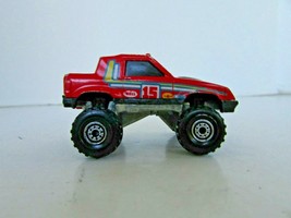 Mattel Hot Wheels 1994 Red Truck #15 Bell Malaysia 1/64 H2 - $3.62