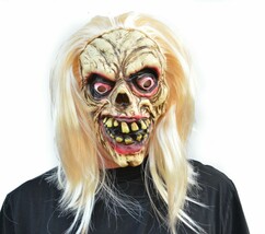 Scary Halloween Zombie Mask Walking Dead Decaying Skeleton Witch Party Mask - £13.56 GBP