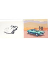 Jan Jorgensen Classic Muscle Car Original Painting &amp; Drawing AMC AMX Cor... - £1,139.42 GBP