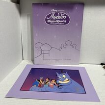 Disney Aladdin and the King of Thieves Starring Robin Williams Lithograp... - $7.87