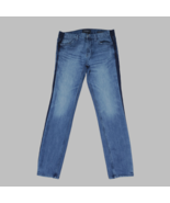 PacSun Slim Taper Comfort Stretch Men&#39;s Size 32x28 Distressed Blue Denim... - $17.07