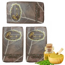 Moringa Oil Soap Herbal Organic Reduce Health inflammation of acne 80g 3 Pcs - £18.79 GBP