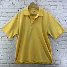Grand Slam Golf Polo Shirt Mens Sz L Yellow Short Sleeve  - $17.82