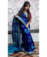 Sambalpuri Ikat Pure Silk Saree Handwoven Pure Silk Saree - Elegant Trad... - $360.34