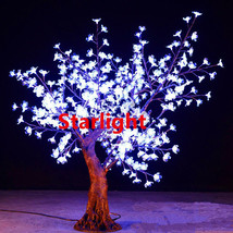 White Outdoor 5ft LED Cherry Artificial Tree Home/Garden/Holiday Night Light - £599.93 GBP
