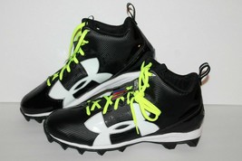 New Under Armour 1286599-001 Mens UA Crusher RM Football Cleats SZ 16 - £26.57 GBP