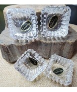 Cambridge Pressed Glass Open Salt Cellar Lot of 4 Vintage Original Labels - $50.95 CAD