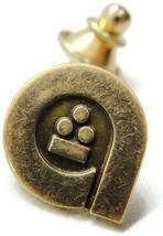 Lapel Pin Vintage Tie Tack 1/10 10Kt Gold Filled Unknown Symbol - £27.05 GBP