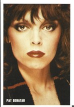 ⭕VTG card pocket calendar 1985 PAT BENATAR Portugal group music singer - $73.65 MXN