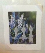 Picket Line Blues Hummingbird Bourdet Art Print Signed New Open Edition COA - £23.39 GBP