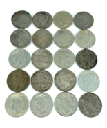 Roll of 20 Mixed Cull Peace Dollars - Various Dates ( Face 90%) - $1,909.98