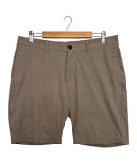 Travis Mathew Shorts Mens 36 Brown Golf Plaid Stretch Lightweight Gromme... - $734.85 MXN