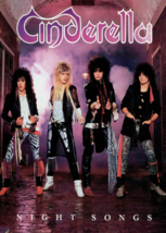 Cinderella Night Songs Flag Cloth Poster Banner Glam Metal - £15.95 GBP