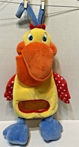 Melissa and Doug Plush Stork Only Rattle Crinkle Storage Pouches 18 Inches  - £6.90 GBP