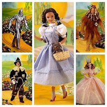 Wizard Of Oz Barbie Collection Playset 8 Dolls Hollywood Legends NFRB 19... - £194.39 GBP