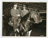 2 Car Dealers on Horseback Ford Exposition Photo 1936 Texas Centennial D... - £39.10 GBP
