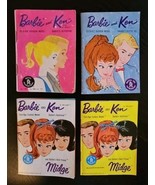 Vintage 1960s Mattel Barbie And Ken Teenage Fashion Mini Booklets Lot of 4 - $1,546.32 MXN