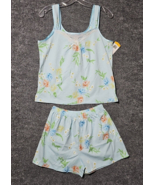 Vanity Fair Women’s Pajama Sleep Set 2 Pc Print Tank Top and Shorts Sz S... - €21,31 EUR
