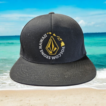 Volcom Hawaii Men&#39;s Black and Yellow Hat Snapback - £14.52 GBP