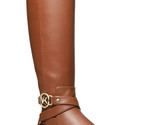 MICHAEL MICHAEL KORS Women&#39;s Rory Hardware Strap Riding Boots 6.5W Luggage - £108.05 GBP