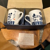 Vintage Sango Japan Mickey Mouse Ceramic Mug Set of 2 box - $39.60