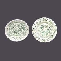 Wood &amp; Sons Old Vienna Green tableware. Plate and bowl. Made in England. - $73.28