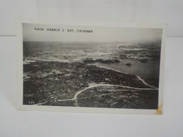 WW2 Vintage Okinawa Japan Rppc Real Photo Postcard &quot;Naha Harbor &amp; Bay&quot; - £3.91 GBP