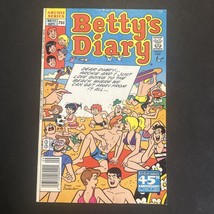 1987 Archie Series BETTY’S DIARY Issue #11 Comedy Advertising Comic Book - £5.57 GBP