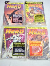 Four Sealed Hero Illustrated Magazines #1, #2, #6, #8 Alien Vs. Pedator - £7.98 GBP