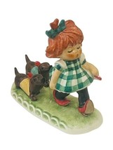 Goebel Hummel Figurine vtg Germany Redheads red heads byj25 Dachshund 1953 RARE - £272.56 GBP