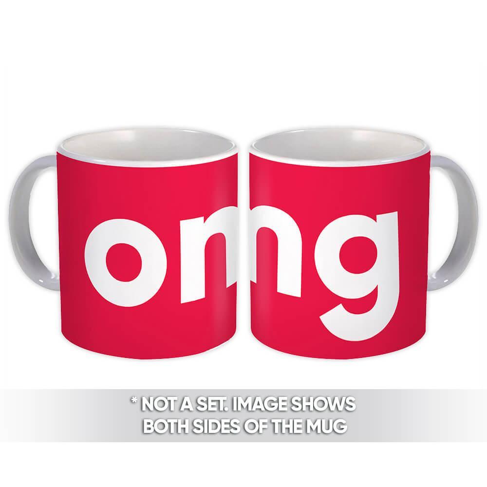 OMG : Gift Mug Oh My God Gosh Funny Fun Humor Expression Quote Item image 2