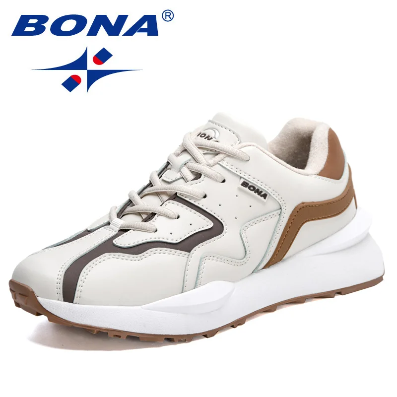 BONA 2024 New Designers Popular Runing Shoes for Men Anti Slip Wal Shoes Man Lig - £178.30 GBP