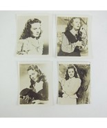 Jeanne Craine Photographs Lot of 4 Film Actress Movie Star Vintage 1940s... - £19.97 GBP