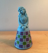  70s Avon Scottish Lass plaid design woman cologne bottle (Sweet Honesty) - £10.22 GBP