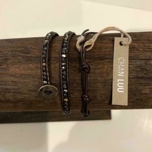 CHAN LUU MYSTIC BROWN MIX DOUBLE WRAP BRACELET ON TAMBA LEATHER, FREE SH... - $83.56