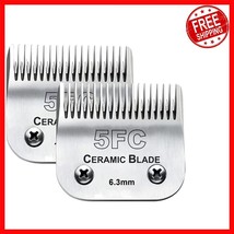 Durable Ceramic and Stainless Steel 5FC Replacement Blades for Dog Grooming - $1,165.48 MXN