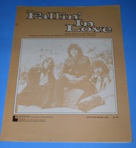Hamilton Joe Frank And Reynolds Sheet Music Fallin&#39; In Love Vintage 1975 - £19.92 GBP