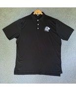 Peter Millar Polo Shirt Adult Large Black Summer Comfort Golf Preppy Out... - £22.35 GBP