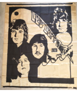 Vintage Large Led Zeppelin Silkscreen Hanging Fabric Print Banner 45&quot; x ... - $65.00