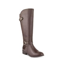 Karen Scott Womens 7 M Dark Brown Leandraa Knee High Riding Boots NIB GP6 - £30.32 GBP