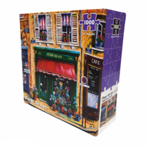 Fleur de Lys 1000 Piece Puzzle By Remarks Beautiful French Flower Shop S... - £14.71 GBP