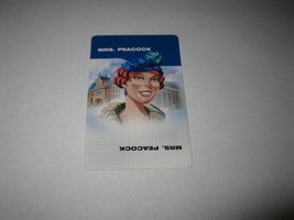 2003 Clue FX Board Game Piece: Mrs. Peacock Suspect Card - £0.74 GBP