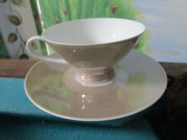 Rosenthal Raymond Loewy Plates Cups Saucer Crystalline Taupe Band Sunburst Pick1 - £19.38 GBP+