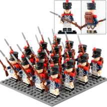 16pcs Napoleonic Wars French Fusiliers Line Infantry Soldiers Minifigures - £23.42 GBP