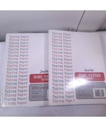 NEW Stuart Hall Bond Typing Paper 8.5x 11&quot; NO. 6060 2 Packs 200 Sheets V... - £37.71 GBP