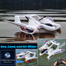 RC Airplane Floatplane Gyro Glider Sea Land Air Flight Amphibious Boat P... - $49.83